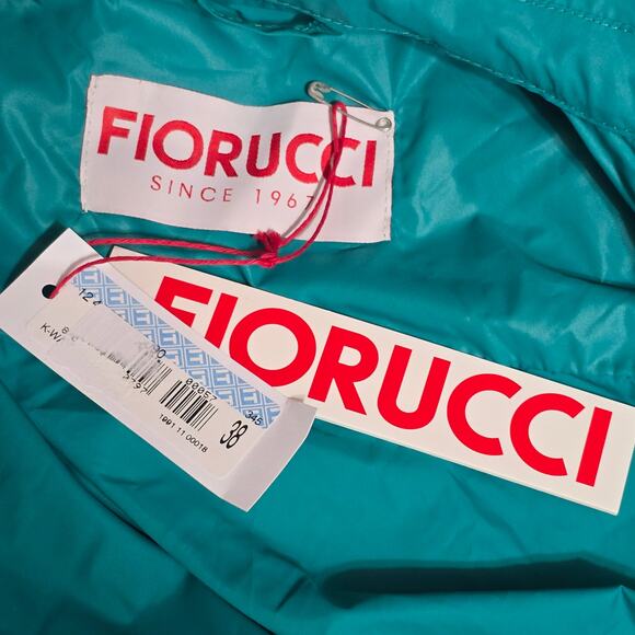 FIORUCCI Biker Jacket Cropped Gorpcore Rain Coat Lightweight size 38 or US 4 - Picture 3 of 7